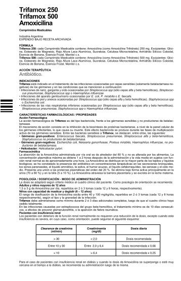 Amoxicilina dosis in english